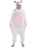 [Custom ] NUOLE Mouse Kigurumi Onesie - Animal Cosplay Costume Pajamas with Ears & Tail for Halloween, Christmas, Easter, Adults & Kids